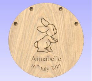 Nutall Annabelle Oak chair285mm
