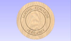 Name in circle